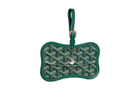 GOYARD Chien Gris Canvas With Leather Pet Bag Merch Unisex Green