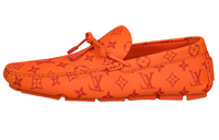 LOUIS VUITTON Driver Casual Shoes Men's Orange