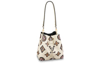 LOUIS VUITTON Neonoe Mm Wild At Heart Cream