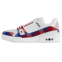 LOUIS VUITTON Trainer Casual Shoes Men's White Red