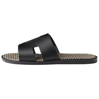HERMES Izmir Slide Slippers Men's Black
