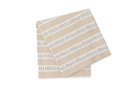 MIU MIU Knit Scarves Women's Brown