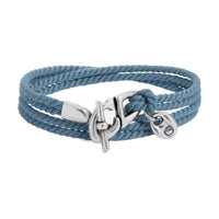 DIOR Brass Polyester Cotton Bracelets Unisex Blue