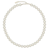 SAINT LAURENT Brass Necklaces Women's White