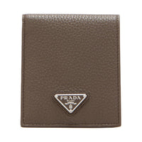 PRADA Leather Wallet Men's Brown