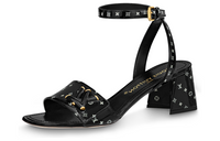 LOUIS VUITTON Shake Strap Sandals Women's Black