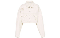 MIU MIU Denim Jacket Women's White