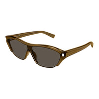 SAINT LAURENT Plastic Sunglasses Women's Brown