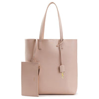 SAINT LAURENT Leather Tote Bag Shopping Bag Handbag Shoulder Bag Women's Pink