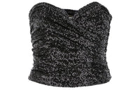 SAINT LAURENT Strapless Top Women's Black