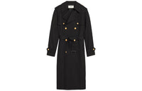 CELINE Trench Coats Women's Black