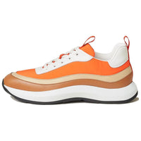 HERMES Low-Top Casual Shoes Men's Orange Brown
