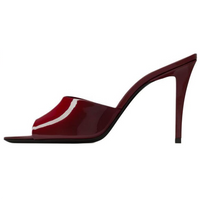 SAINT LAURENT Slip Resistant Slide Slippers Women's Red