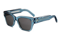 DIOR Irregular Shape Sunglasses Men's Blue