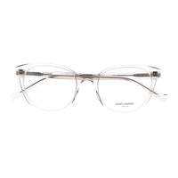 SAINT LAURENT Oval Eyeglass Frames Women's Light Umber