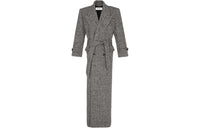 SAINT LAURENT SS23 Coats Women's White Black