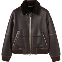 Loro Piana FW24 Leather Jacket Men's Coffee