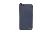 PRADA Leather Wallet Women's Dark Blue