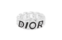 DIOR 925 Sterling Silver Rings Men's Silver