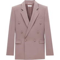 SAINT LAURENT Business Suits Coats Men's Taupe Rose