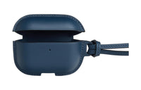 HERMES Swift Leather AirPods Pro Protective Case Earphone Case Unisex 7U Navy Navy