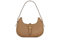 SAINT LAURENT Cow Leather Hobo Bag Shoulder Bag Women's Umber Gold