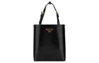 PRADA Leather Handbag Women's Black
