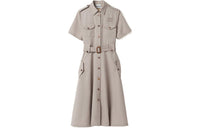 MIU MIU SS24 Short-Sleeved Dresses Women's Gray