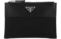 PRADA Leather Handbag Men's Black