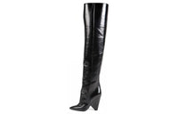 SAINT LAURENT Niki Knee high Boots Women's Black