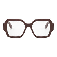 CELINE Subject To Official Website Square Eyeglass Frames Women's Brown