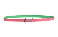 HERMES Iconic Focus Medor Laquee Double-Sided Smooth Buckle Women's Multicolor Width: 1.3cm