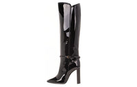 SAINT LAURENT Knee-high Boots 7.6cm Women's Black
