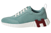 HERMES Bouncing Low-Top Sports Casual Shoes Women's Aqua Green