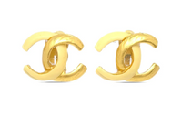 CHANEL 2000 Cc Clip on Earrings