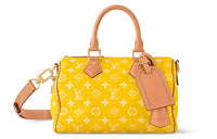LOUIS VUITTON Speedy P9 Bandoulière 25 Monogram Leather Jaune Mat