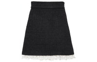 MIU MIU Casual Short Skirts Women's Black