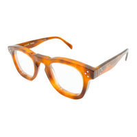 CELINE Acetate Oval Eyeglass Frames Unisex Tortoiseshell