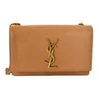 SAINT LAURENT Classic Fashion Crossbody Bag Small Size Women's Brown