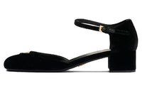 PRADA Chunky Heel High Heels 3.5cm Women's Black