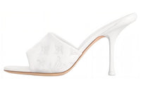 LOUIS VUITTON Slide Slippers Women's White
