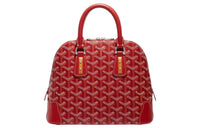 GOYARD Canvas With Calfskin Dome Bag Handbag, Shoulder Bag Mini Women's Red