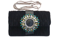 MIU MIU Leather Shoulder Bag Crossbody Bag Women's Black