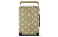 LOUIS VUITTON Horizon Cow Leather Suitcase Luggage 22 Inch Unisex Green
