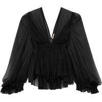 SAINT LAURENT FW24 Shirt Women's Black