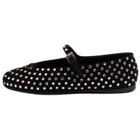 PRADA Flat Mary Jane Shoes Women's Black