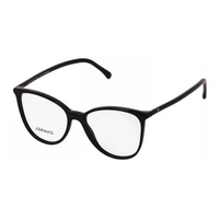 CHANEL Cat Eye Eyeglass Frames Women's Black
