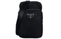 PRADA Nylon Cell Phone Pouch Men's Black