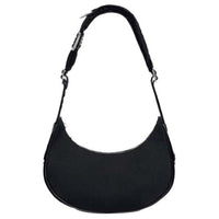 CELINE AVA Fabric Shoulder Bag Handbag Medium Size Men's Black