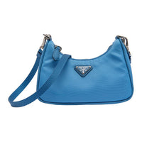 PRADA Polyamide Shoulder Bag Handbags Shoulder Bags Women's Blue